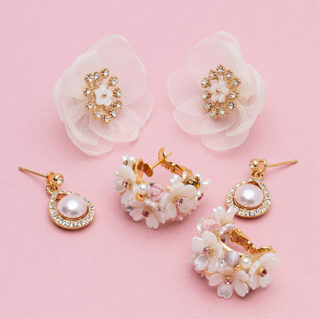 Anastasia earrings – Ivory