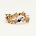 Celine ring – Champagne / jet