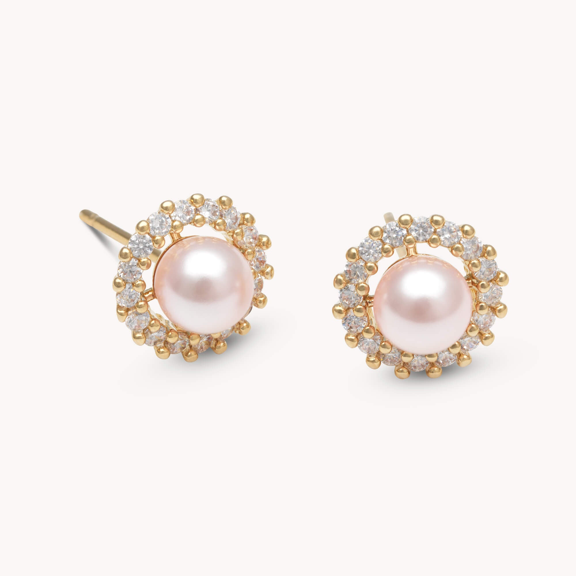 Colette pearl stud earrings – Rosaline