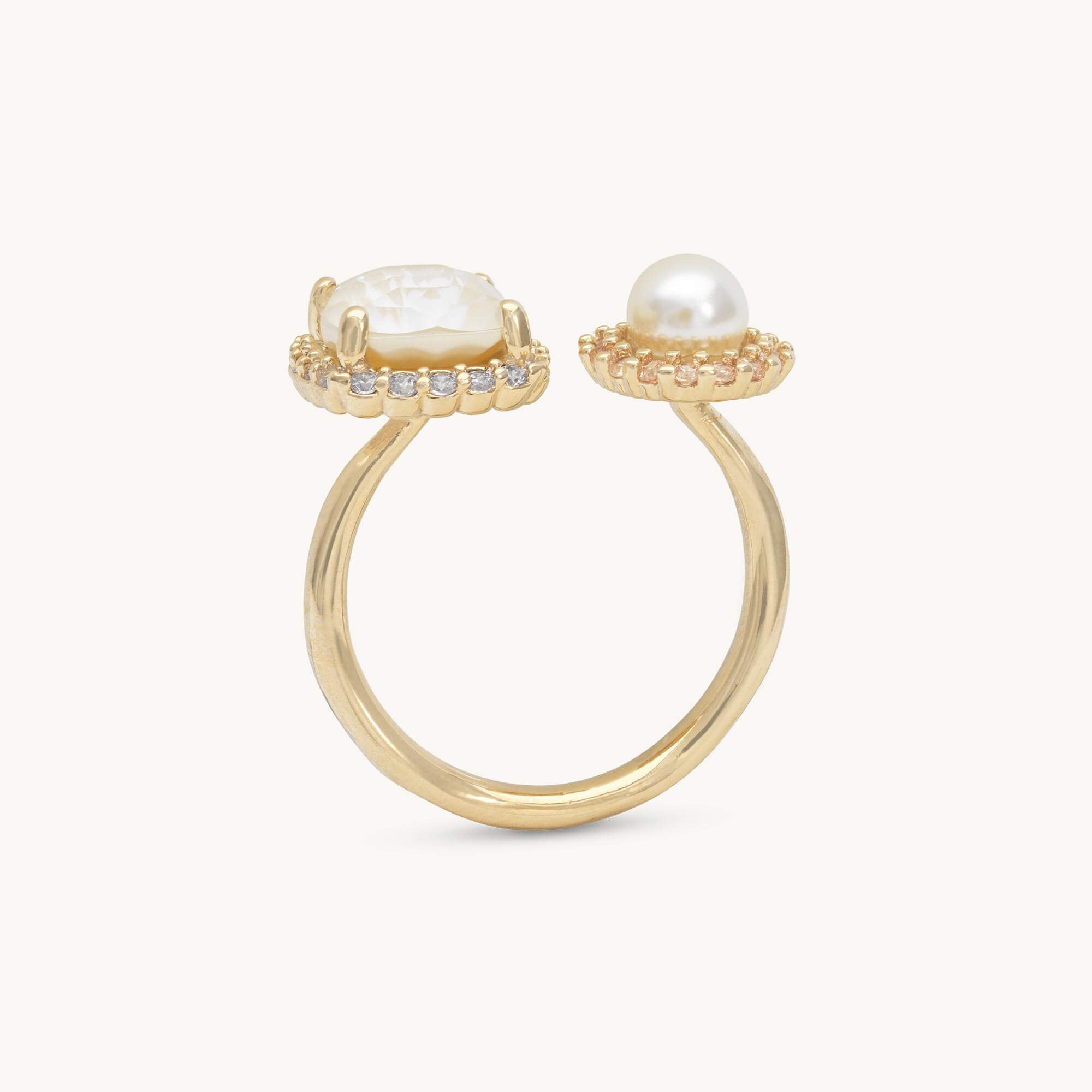 Colette ring – Milky cream