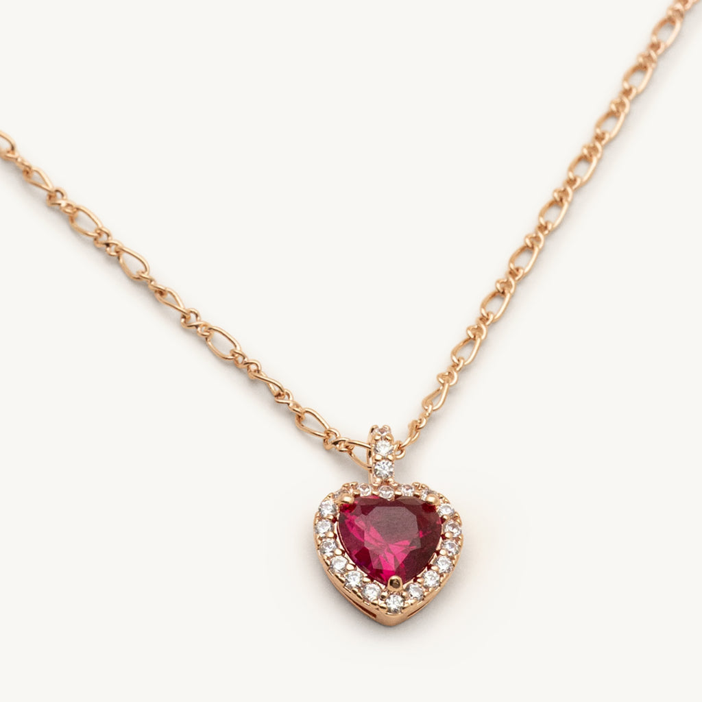 Delphine necklace – Pink ruby