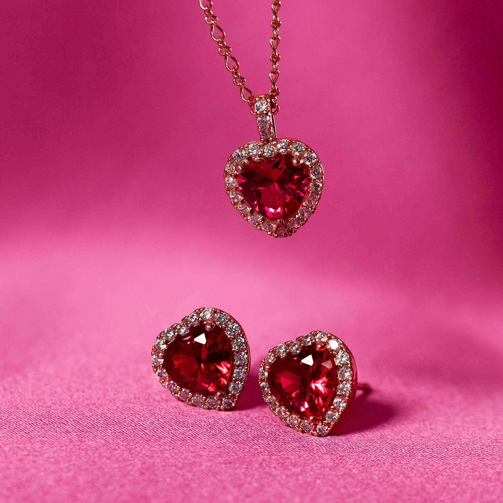 Delphine necklace – Pink ruby