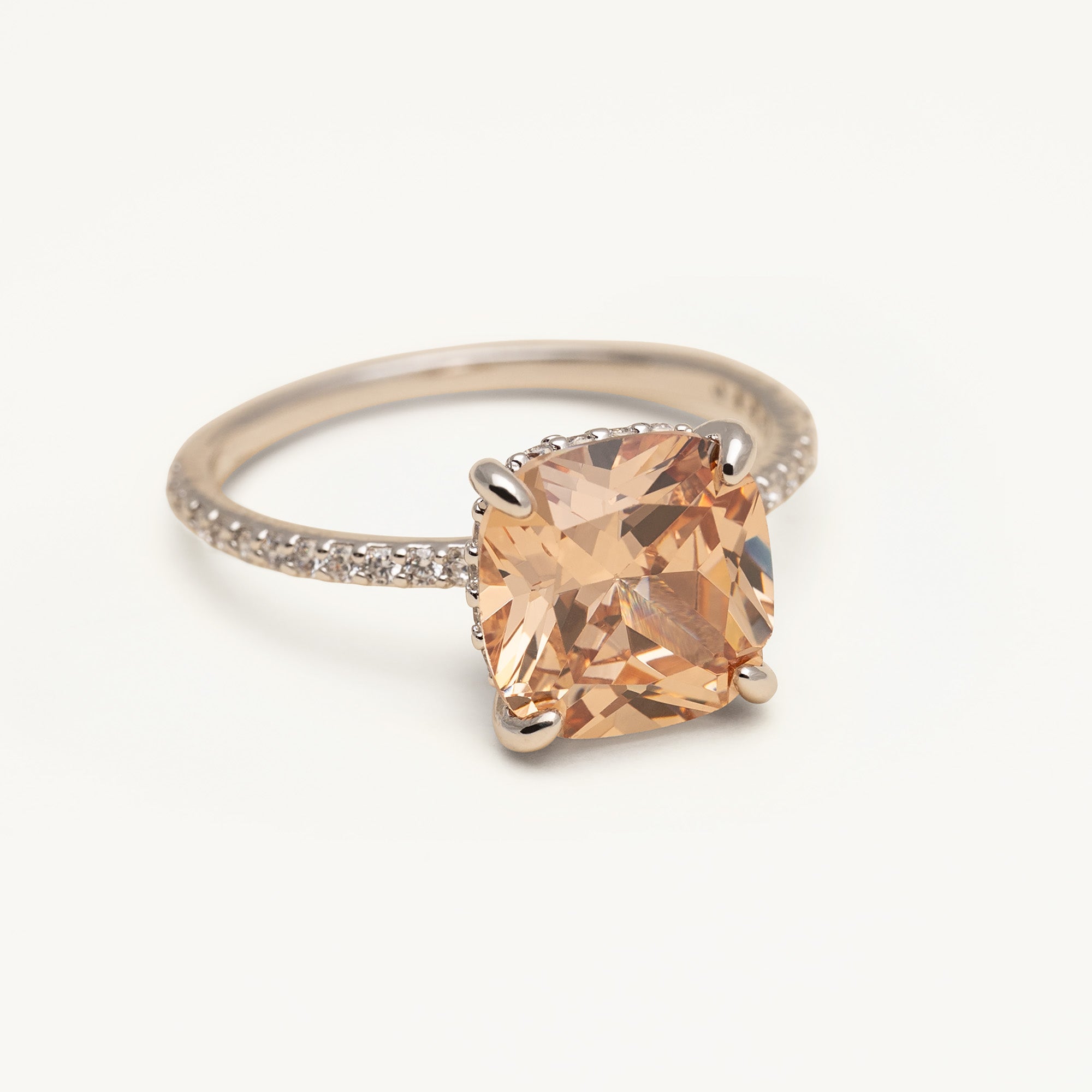 Desiree ring – Champagne (silver)