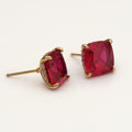 Desiree studs – Garnet