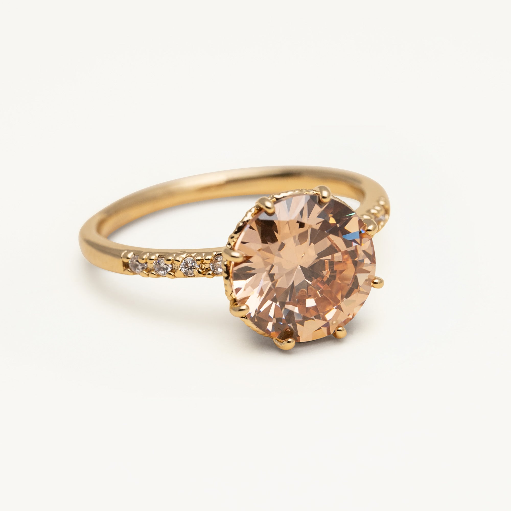 Elenora ring – Champagne (gold)