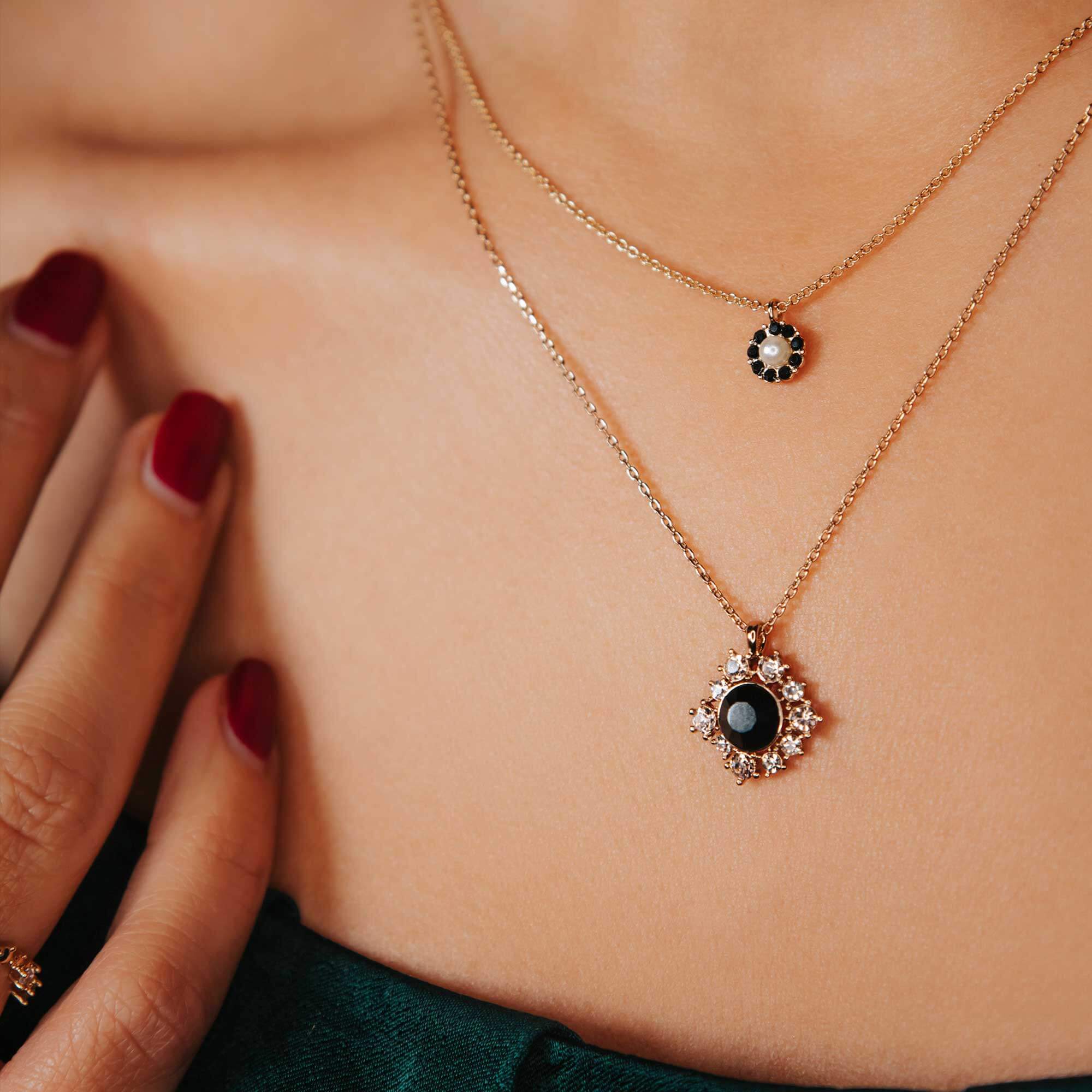 Emily necklace – Jet