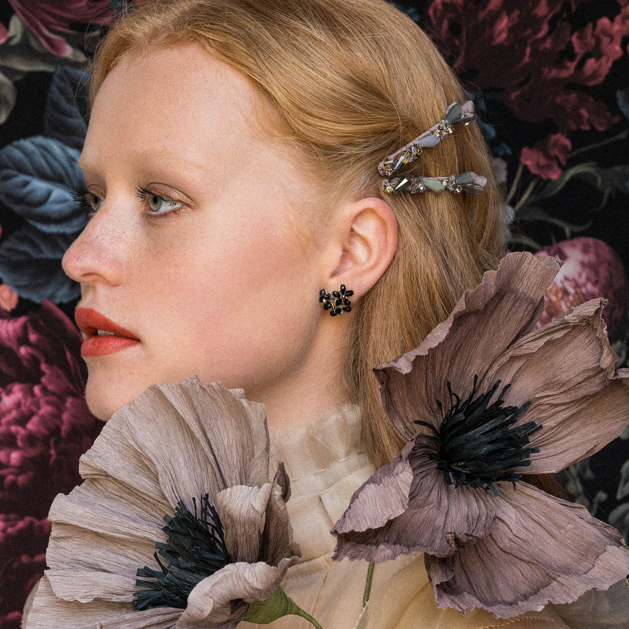Eugenie earrings – Black