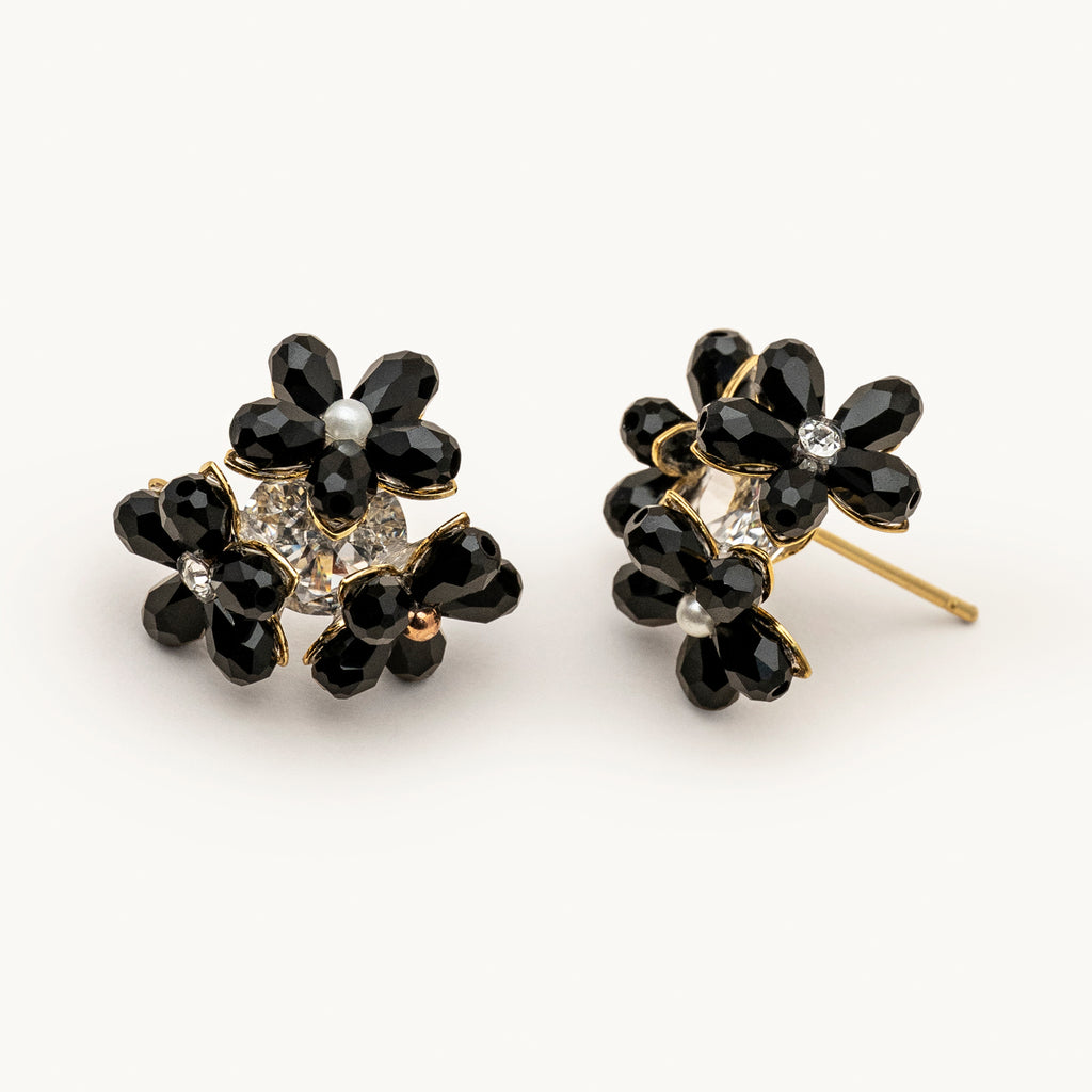 Eugenie earrings – Black