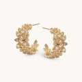 Laurel hoops earrings – Gold