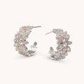 Laurel hoops earrings – Silver