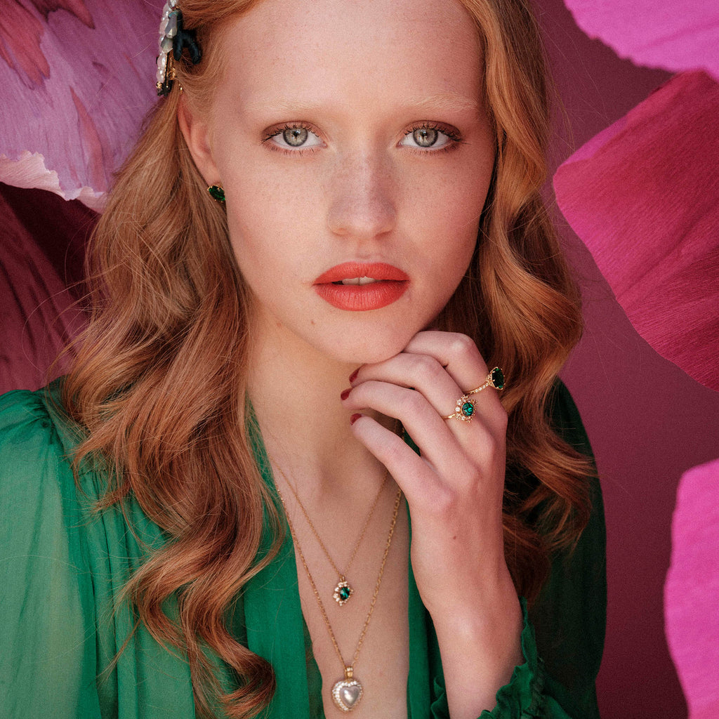 New Emily necklace Emerald