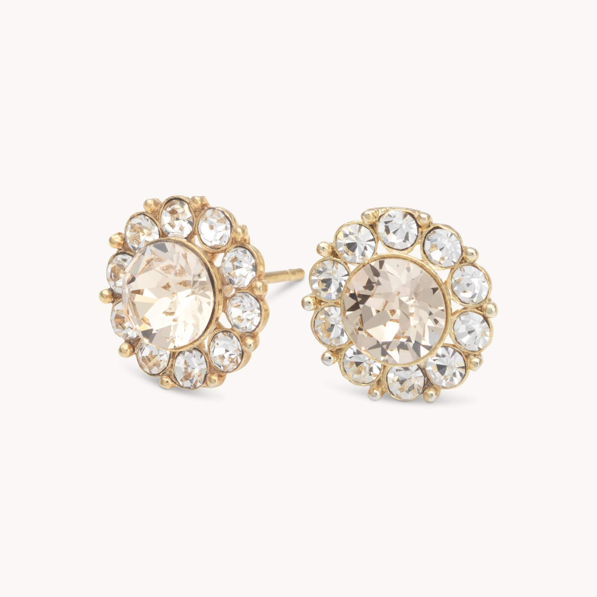 New Miss Sofia earrings – Light silk (Gold)