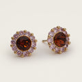 New Miss Sofia earrings – Pink amber (limited)