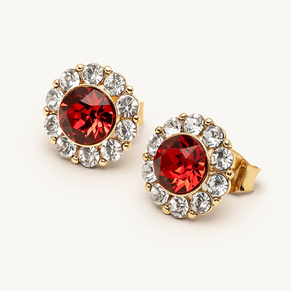 New Miss Sofia earrings – Scarlett red