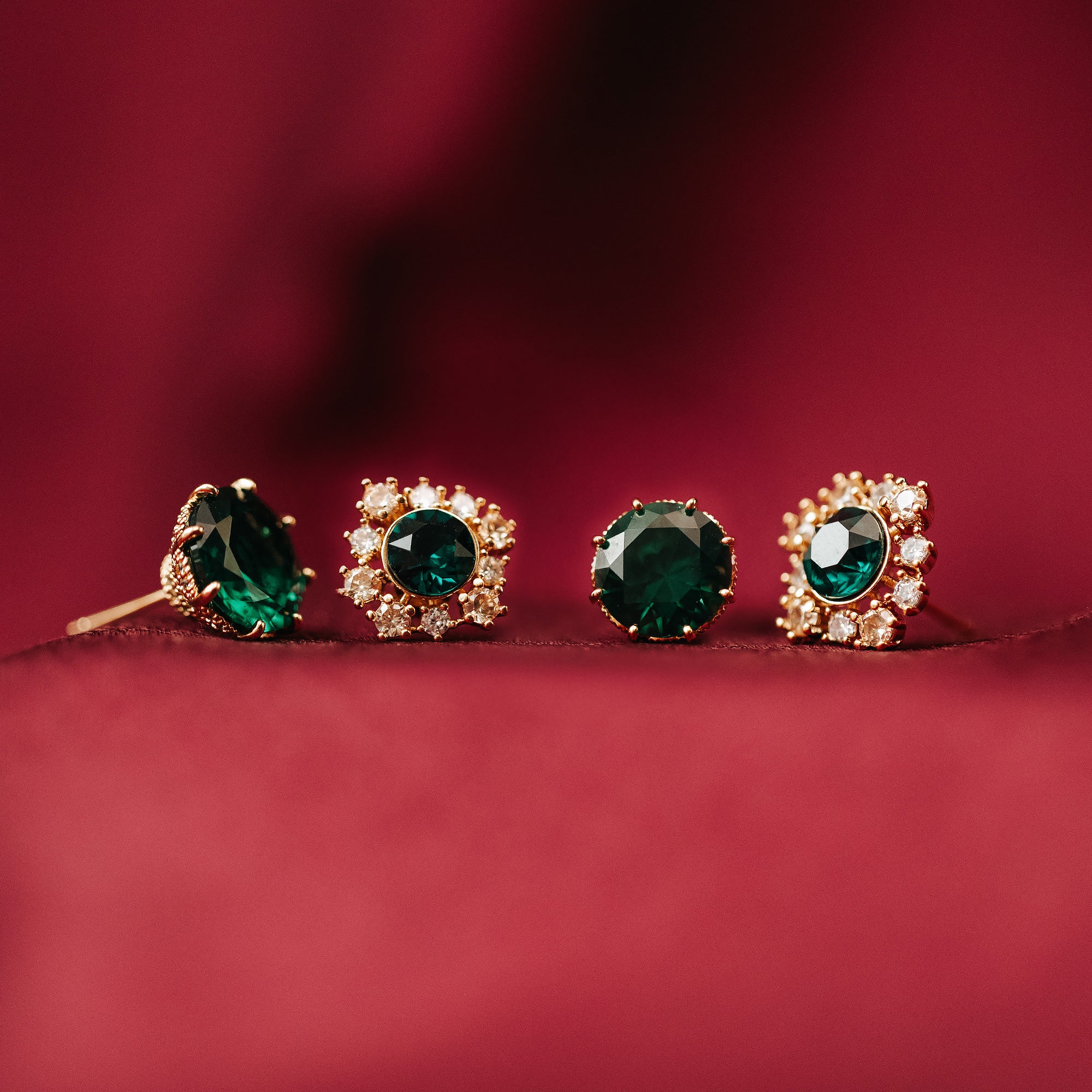 New Emily earrings – Emerald