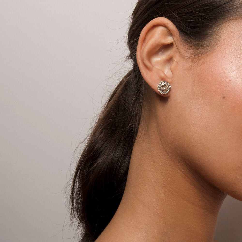 New Miss Sofia earrings – Light silk (Gold)