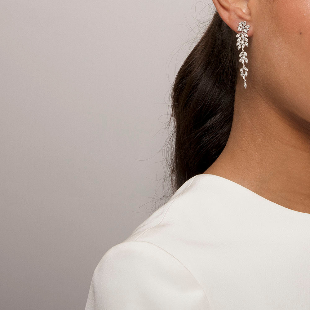 Petite Laurel earrings – Crystal