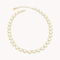 Victoria necklace – White linnen
